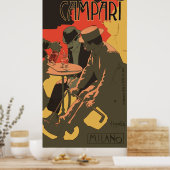 Bitter Campari by Adolfo Hohenstein ポスター (キッチン)