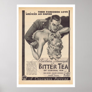 Bitter Tea of General Yen movie Barbara Stanwyck ポスター