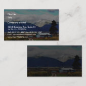 Bitterroot山親農場 名刺 (正面/裏面)