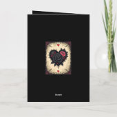 Bittersweet Gothic Valloween Roses  カード (裏面)