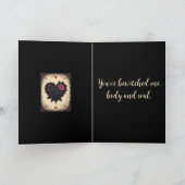 Bittersweet Gothic Valloween Roses  カード (内部)