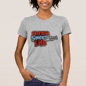 Bittersweet Life Colorful Typography Tee Tシャツ (正面)