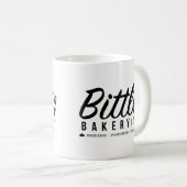 Bittleのベーカリー"金Krust" 11のozのツートーンマグ コーヒーマグカップ (正面右)