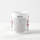 Bittner、起源、意味および頂上 コーヒーマグカップ (中央)