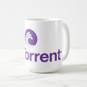 BitTorrentのマグ コーヒーマグカップ (正面右)
