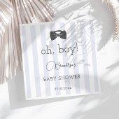 Bitty Bow Oh Boy ベビーシャワー スタンダードランチョンナプキン
