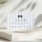 Bitty Bow Oh Boy Baby Shower Diaper Raffle エンクロージャーカード