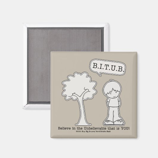 BITUBパター信じン(信じられないもの) マグネット (正面/裏面)