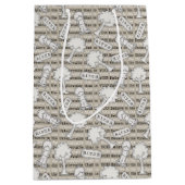 BITUBパター信じン(信じられないもの) ミディアムペーパーバッグ (正面)