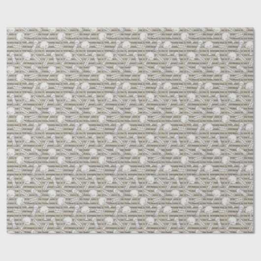 BITUBパター信じン(信じられないもの) ラッピングペーパー (フラット)