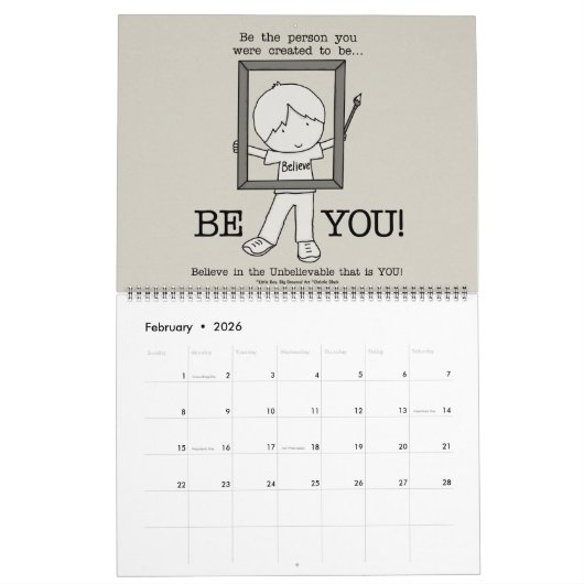 BITUB 2018カレンダー（大） カレンダー (2月 2026)