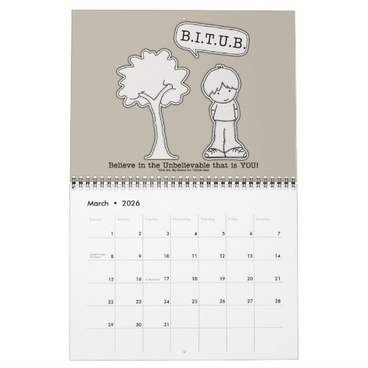 BITUB 2022 Calendar (Medium) カレンダー (3月 2026)