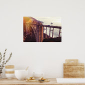 Bixbyブリッジキャンバス印刷 ポスター (キッチン)