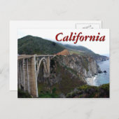 Bixby Bridge(カリフォルニア) ポストカード (正面/裏面)