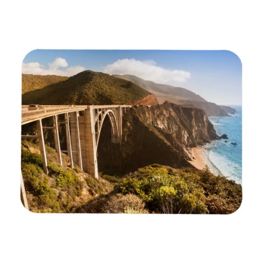 Bixby Bridge, Big Sur，カリフォルニア州，アメリカ マグネット (横)