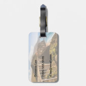 Bixby Bridge, Big Sur,カリフォルニア州,アメリカ ラゲッジタグ (裏面縦)