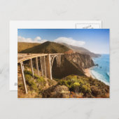 Bixby Bridge, Big Sur, California, USA ポストカード (正面/裏面)