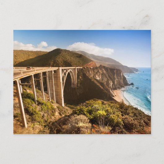 Bixby Bridge, Big Sur, California, USA ポストカード (正面)