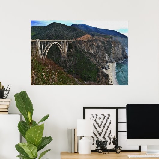 Bixby Creek Bridge 36 x 24ポスター ポスター (ホームオフィス)