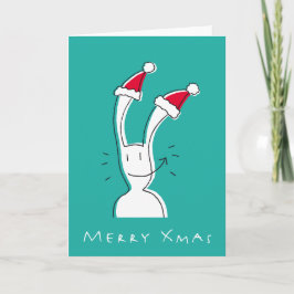 BixTheRabbitによるメリークリスマスグリーティングカード シーズンカード