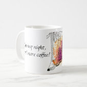 Bizテーマを紫とオレンジで表示 コーヒーマグカップ (正面左)