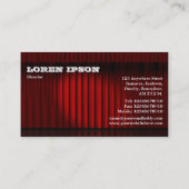 Biz Red -ホワイト文字 名刺 (裏面)