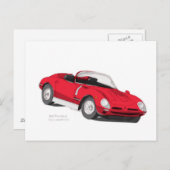 Bizarrini 5300スパイダーS.I. ポストカード (正面/裏面)