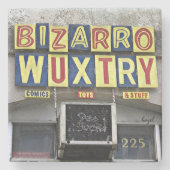 Bizarro Wuxtry、アテネ、Ga、大理石のコースター。 ストーンコースター (正面)