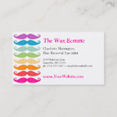 Bizcard女性Stache 名刺 (裏面)