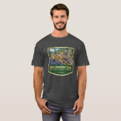 Bizz Johnson Trail 自転車2 Tシャツ (正面フル)