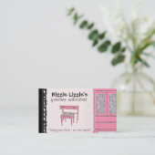 Bizzie Lizzie Zebra and Dots名刺 名刺 (スタンド正面)