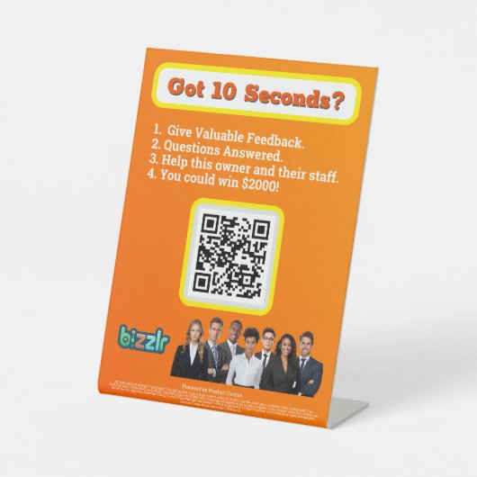 bizzlr台座 台座サイン (正面)