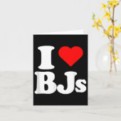 BJのハートが大好き 面白い カード (黄色い花)