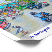 BJのバックヤード、ロアタン、ホンジュラス ポスター (角)