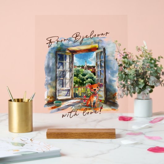 Bjelovar アクリルサイン (ウェディング)