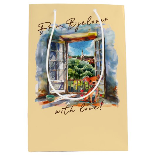 Bjelovar ミディアムペーパーバッグ (正面)