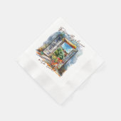 Bjelovar 縁ありカクテルナプキン (角)