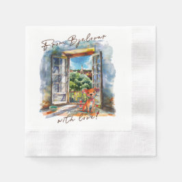 Bjelovar 縁ありカクテルナプキン