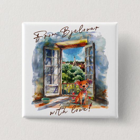 Bjelovar 缶バッジ (正面)