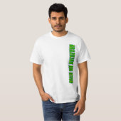 BJJのブラジル人のJiu Jitsuの旗MMA Tシャツ (正面フル)