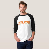 BJJの戦闘機のRaglanのTシャツ Tシャツ (正面フル)