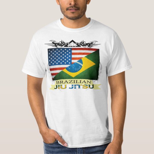 BJJは融合のTシャツに印を付けます Tシャツ (正面)