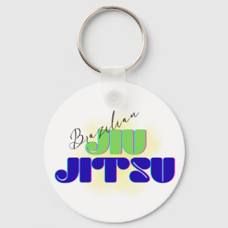 BJJキーチェーン - ブラジルのカラー キーホルダー