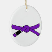 BJJパープルベルトオーナメントブラジル柔術 セラミックオーナメント (右)