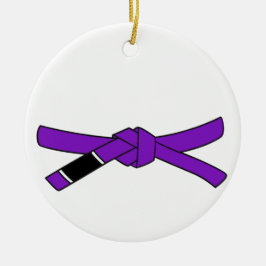 BJJパープルベルトオーナメントブラジル柔術 セラミックオーナメント