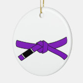 BJJパープルベルトオーナメントブラジル柔術 セラミックオーナメント (左)