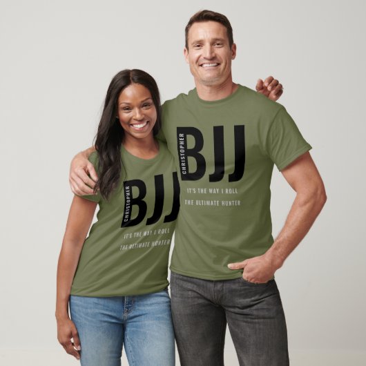 BJJブラジパーソナライズされたル柔術 Tシャツ (ユニセックス)