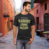 BJJブラジル柔術の追加の名前チョークハザードおもしろい Tシャツ