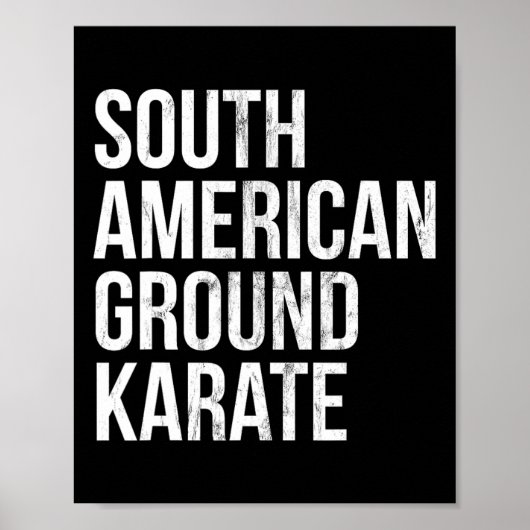 Bjjブラジル柔術南アメリカのグランドカラ ポスター (正面)