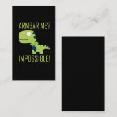 BJJブラジル·ジウ·ジツ·T·ex·アームバー·ユーモア 名刺 (正面/裏面)